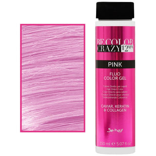 Be Hair Be Color Crazy Gel Hair Toner Rosa 150ml — Toner capelli