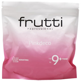 Frutti Platiner Lightener - Decolorante Aclara el cabello hasta 9 tonos, fórmula enriquecida con queratina, 500 g 