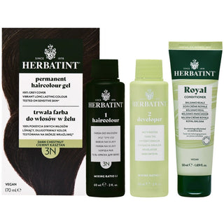 Herbatint Permanent hårfärgsgel 170ml 3N | Mörkbrun 