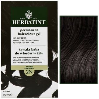 Herbatint Permanent Hårfärg Gel 170ml 2N | Kastanj 