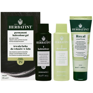 Herbatint Permanent hårfärgsgel 170ml 1N | Svart 