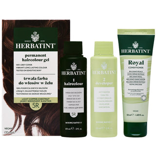 Herbatint Permanent Hair Coloring Gel 170ml 5R | Light Copper Brown 
