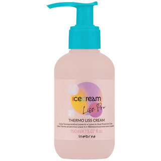 Inebrya Ice Cream Thermo Liss Cream Skyddande Termisk Kräm 150ml 