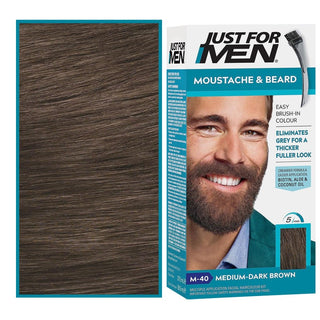 Just For Men Color Gel - Gradual hair colorant for men 28 g M40 | Medium dark brown 