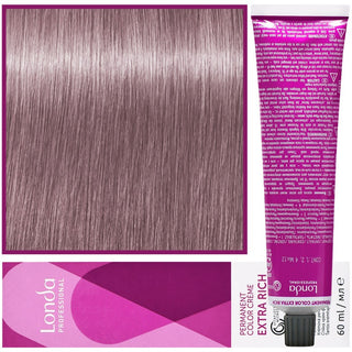 Βαφή μαλλιών Londa Color 60ml 8/69 Ανοιχτό Ξανθό Σταχτί Μωβ 