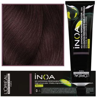 Loreal Inoa hårfarve 60ml 4.26 Iriserende Rød Brun 