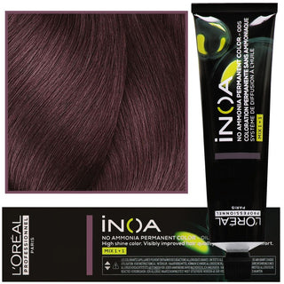 Loreal Inoa hårfarve 60ml 5.26 Lys kastanjebrun iriserende rød 