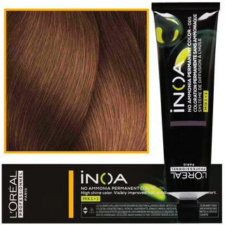 Loreal Inoa hårfarve 60ml 7.35 Gylden Mahogni Blond 