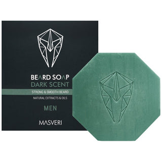 수염 비누 Masveri 다크 향 100g 
