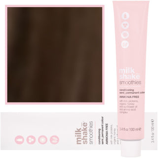 Milk Shake Smoothies Semi-Perm Tinta per capelli 100 ml 5 Castano chiaro — Tinta per capelli