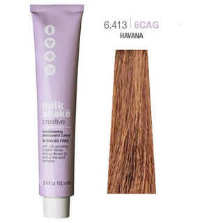 Milk Shake Creative - Βαφή μαλλιών 100 ml 6.413 | 6CAG || Σκούρο ξανθό χρυσό σταχτί χαλκό 
