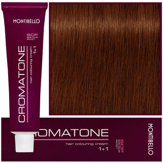 Montibello Cromatone hårfarve 60ml 7,43 | Mellemblond Gylden Kobber 