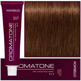 Montibello Cromatone Tintura per capelli 60 ml 7.67 Castano medio rosso — Tinta per capelli