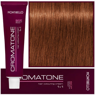 Montibello Cromatone farba do włosów 60ml 8,43 | Jasny Blond Złocisto-Miedziany 