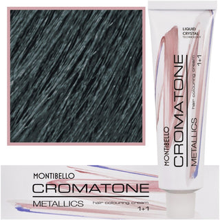 Montibello Cromatone Metallics, multifunktionel hårfarve 60 ml 6,12 M | Mørk Perle Askeblond 