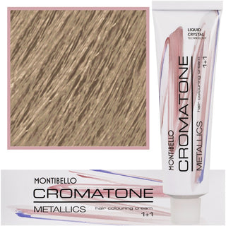 Montibello Cromatone Metallics, multifunktionel hårfarve 60 ml 8,32 M | Lys Gylden Perle Blond 