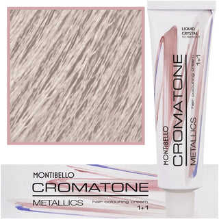 Montibello Cromatone Metallics, multifunktionel hårfarve 60 ml 10,02 M | Lys Naturlig Perleblond 