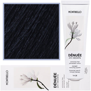 Montibello Denuee Tintura per capelli 1,1 Nero Blu 60 ml — Tintura per capelli