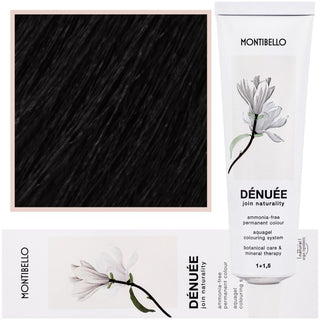 Montibello Denuee Tintura per capelli 1 Nero 60 ml — Tintura per capelli