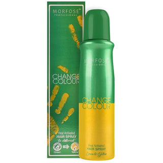 Farvespray Morfose fra grøn til gul 150 ml 