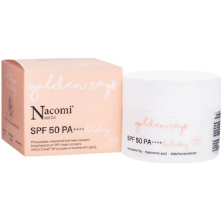 주름 방지 얼굴 크림 Nacomi 넥스트 레벨 Holiday SPF 50 50ml 