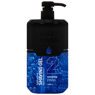 Nishman Gel Barba 2 Fresh Active Energizzante 1000 ml — Gel barba