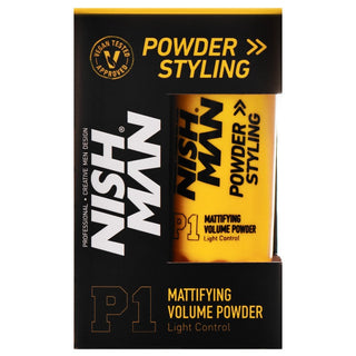 Polvo para el peinado del cabello Nishman Light Control 20 g 