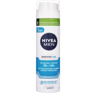 Nivea جل الحلاقة المنعش للرجال الحساسين - جل حلاقة منعش 200 مل 