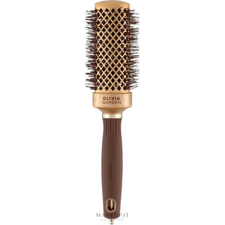Olivia Garden Expert Blowout Straight Gold Brown 40 mm — Spazzola per styling