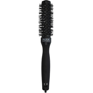 Olivia Garden Expert Blowout Shine Spazzola per capelli neri 25 mm — Spazzola per capelli