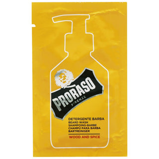 Proraso Wood & Spice čisticí prostředek na vousy 4ml 