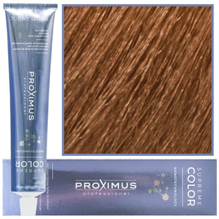 Proximus Supreme Color Nanotechnology Hårfarve 100ml 9,41 | Ekstra Lys Kobber Askeblond 
