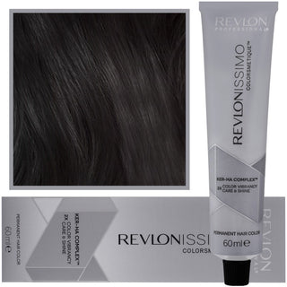 Revlon Revlonissimo Colorsmetique Teinture pour Cheveux 60ml 1 noir 