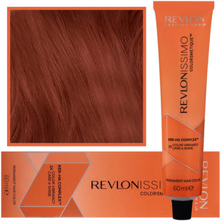 Revlon Revlonissimo Colorsmetique Teinture pour Cheveux 60ml 5.4 | Châtain Clair Cuivré 