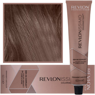 Revlon 레블로니시모 컬러스메티크 헤어 염색약 60ml 5.24 | 아이리스 빛 밝은 갈색 