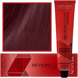 Revlon Revlonissimo Colorsmetique Coloration pour Cheveux 60ml 4.65 | Châtain Acajou Rouge Moyen 