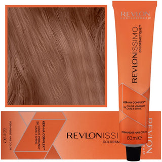 Revlon Revlonissimo Colorsmetique Teinture pour Cheveux 60ml 7.44 | Blond Cuivré Moyen Intense 