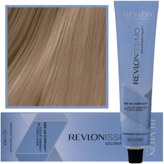 Revlon Revlonissimo Colorsmetique Teinture pour Cheveux 60ml 8.13 | Blond Clair Cendré Doré 