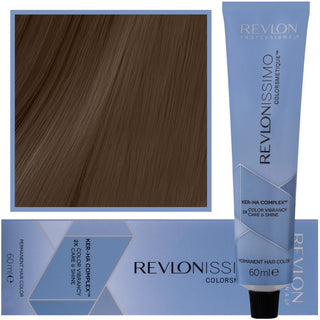 Revlon Revlonissimo Colorsmetique Coloration pour cheveux haute couvrance 60 ml HC 6.12 | Blond irisé cendré foncé 