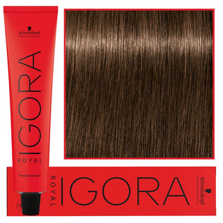 Schwarzkopf Professional Igora Royal Tinte permanente para cabello 60 ml 5-65 | Castaño claro chocolate dorado 
