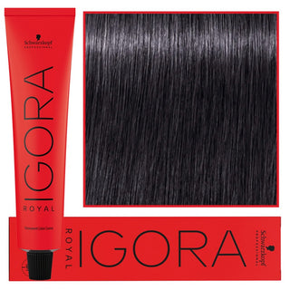 Schwarzkopf Профессиональная стойкая крем-краска для волос Igora Royal 60 мл E-1 