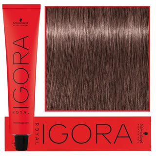 Schwarzkopf Профессиональная стойкая крем-краска для волос Igora Royal 60 мл 7-48 | Средне-русый бежево-красный 