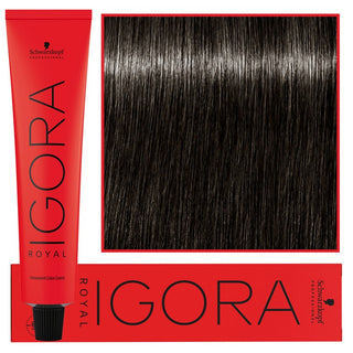 Schwarzkopf Professional Igora Royal Pysyvä hiusväri 60 ml 5-13 | Vaalea tuhkanruskea matta 