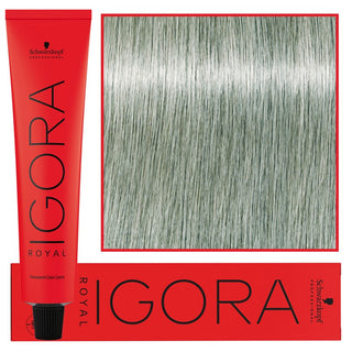 Schwarzkopf Профессиональная стойкая крем-краска для волос Igora Royal 60 мл 9.5-31 | Пастельная мята 