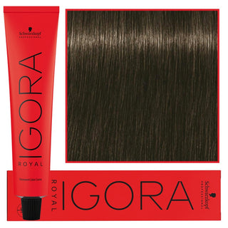 Schwarzkopf Professional Igora Royal Pysyvä hiusväri 60 ml 5-16 | Vaalea kastanjanruskea suklaa tuhka 