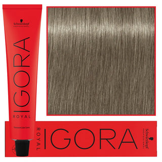 Schwarzkopf Профессиональная стойкая крем-краска для волос Igora Royal 60мл 9-24 | Светлый блондин пепельно-бежевый 