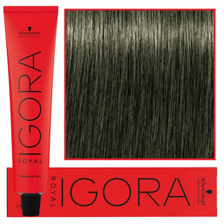 Schwarzkopf Профессиональная стойкая крем-краска для волос Igora Royal 60 мл 7-24 | Средний блондин пепельно-бежевый 