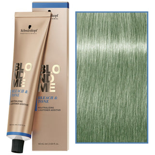 Schwarzkopf Επαγγελματική BlondMe Bleach&Tone Κρεμώδης Βαφή Μαλλιών 60ml Ματ 