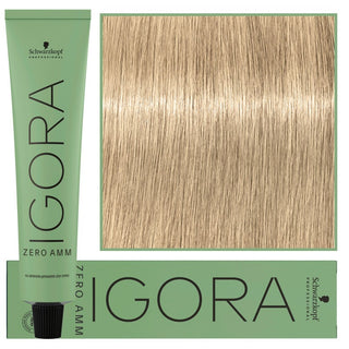 Schwarzkopf Professional Igora Zero Amm Hiustenvärjäys 60ml 10-14 | Ultra Vaalea Tuhka Beige 