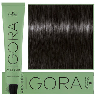 Schwarzkopf Professional Igora Zero Amm Hiusväri 60ml 1-0 | Luonnonmusta 